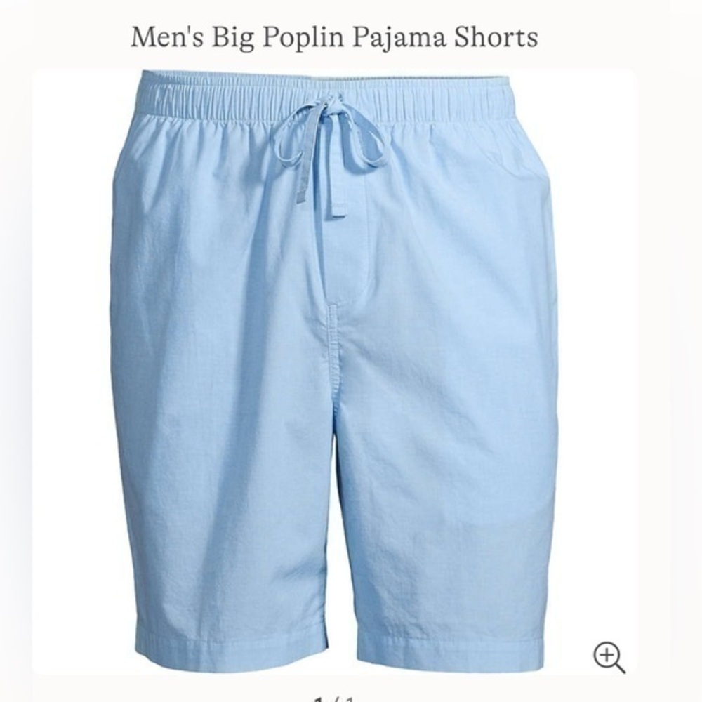 Lands End mens size small pajama shorts NWOT